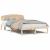 Cadru de pat cu headboard Maro 120 x 200 cm Lemn masiv de pin GartenMobel Dekor