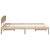 Cadru de pat cu headboard Maro 120 x 190 cm Lemn masiv de pin GartenMobel Dekor