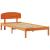 Cadru de pat cu headboard Maro 100 x 200 cm Lemn masiv de pin GartenMobel Dekor