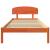 Cadru de pat cu headboard Maro 100 x 200 cm Lemn masiv de pin GartenMobel Dekor