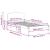 Cadru de pat cu headboard Maro 90 x 200 cm Lemn masiv de pin GartenMobel Dekor
