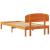 Cadru de pat cu headboard Maro 90 x 200 cm Lemn masiv de pin GartenMobel Dekor