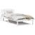 Cadru de pat cu headboard Alb 80 x 200 cm Lemn masiv de pin GartenMobel Dekor