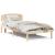 Cadru de pat cu headboard Maro 75 x 190 cm Lemn masiv de pin GartenMobel Dekor