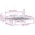 Cadru de pat cu headboard Alb 200 x 200 cm GartenMobel Dekor
