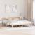 Cadru de pat cu headboard natural 180 x 200 cm GartenMobel Dekor