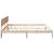 Cadru de pat cu headboard natural 180 x 200 cm GartenMobel Dekor