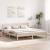 Cadru de pat cu headboard natural 180 x 200 cm GartenMobel Dekor