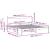Cadru de pat cu headboard Alb 180 x 200 cm GartenMobel Dekor