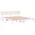 Cadru de pat cu headboard Alb 180 x 200 cm GartenMobel Dekor