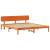Cadru de pat cu headboard Maroniu cerat 180 x 200 cm GartenMobel Dekor