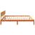 Cadru de pat cu headboard Maroniu cerat 180 x 200 cm GartenMobel Dekor