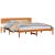 Cadru de pat cu headboard Maroniu cerat 180 x 200 cm GartenMobel Dekor
