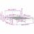 Cadru de pat cu headboard Alb 160 x 200 cm GartenMobel Dekor
