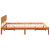Cadru de pat cu headboard Maroniu cerat 160 x 200 cm GartenMobel Dekor