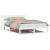 Cadru de pat cu headboard Alb 150 x 200 cm GartenMobel Dekor