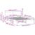 Cadru de pat cu headboard Alb 140 x 200 cm GartenMobel Dekor