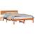 Cadru de pat cu headboard Maroniu cerat 140 x 200 cm GartenMobel Dekor