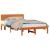 Cadru de pat cu headboard Maroniu cerat 120 x 200 cm GartenMobel Dekor