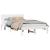 Cadru de pat cu headboard Alb 120 x 190 cm GartenMobel Dekor