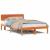 Cadru de pat cu headboard Maroniu cerat 120 x 190 cm GartenMobel Dekor