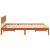 Cadru de pat cu headboard Maroniu cerat 120 x 190 cm GartenMobel Dekor