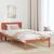 Cadru de pat cu headboard Maroniu cerat 100 x 200 cm GartenMobel Dekor