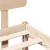 Cadru de pat cu headboard natural 90 x 200 cm GartenMobel Dekor