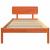 Cadru de pat cu headboard Maroniu cerat 80 x 200 cm GartenMobel Dekor