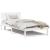Cadru de pat cu headboard Alb 90 x 190 cm GartenMobel Dekor
