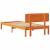 Cadru de pat cu headboard Maroniu cerat 90 x 190 cm GartenMobel Dekor