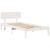Cadru de pat cu headboard Alb 75 x 190 cm GartenMobel Dekor