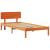 Cadru de pat cu headboard Maroniu cerat 75 x 190 cm GartenMobel Dekor