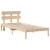 Cadru de pat cu headboard Maro 80 x 200 cm Lemn masiv de pin GartenMobel Dekor