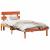 Cadru de pat cu headboard Maro 90 x 200 cm Lemn masiv de pin GartenMobel Dekor