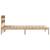 Cadru de pat cu headboard Maro 100 x 200 cm Lemn masiv de pin GartenMobel Dekor