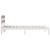 Cadru de pat cu headboard Alb 100 x 200 cm Lemn masiv de pin GartenMobel Dekor
