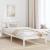Cadru de pat cu headboard Alb 100 x 200 cm Lemn masiv de pin GartenMobel Dekor