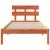 Cadru de pat cu headboard Maro 100 x 200 cm Lemn masiv de pin GartenMobel Dekor