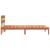 Cadru de pat cu headboard Maro 75 x 190 cm Lemn masiv de pin GartenMobel Dekor