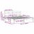 Cadru de pat cu headboard Maro 200 x 200 cm Lemn masiv de pin GartenMobel Dekor