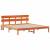 Cadru de pat cu headboard Maro 200 x 200 cm Lemn masiv de pin GartenMobel Dekor