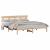 Cadru de pat cu headboard Maro 180 x 200 cm Lemn masiv de pin GartenMobel Dekor