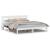 Cadru de pat cu headboard Alb 180 x 200 cm Lemn masiv de pin GartenMobel Dekor