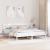 Cadru de pat cu headboard Alb 180 x 200 cm Lemn masiv de pin GartenMobel Dekor
