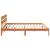Cadru de pat cu headboard Maro 180 x 200 cm Lemn masiv de pin GartenMobel Dekor