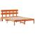 Cadru de pat cu headboard Maro 160 x 200 cm Lemn masiv de pin GartenMobel Dekor