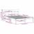 Cadru de pat cu headboard Maro 150 x 200 cm Lemn masiv de pin GartenMobel Dekor