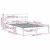Cadru de pat cu headboard Maro 140 x 200 cm Lemn masiv de pin GartenMobel Dekor