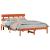 Cadru de pat cu headboard Maro 140 x 200 cm Lemn masiv de pin GartenMobel Dekor